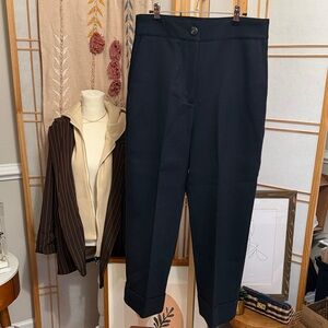 Sezane Damon Trousers in Navy Size EU 42
